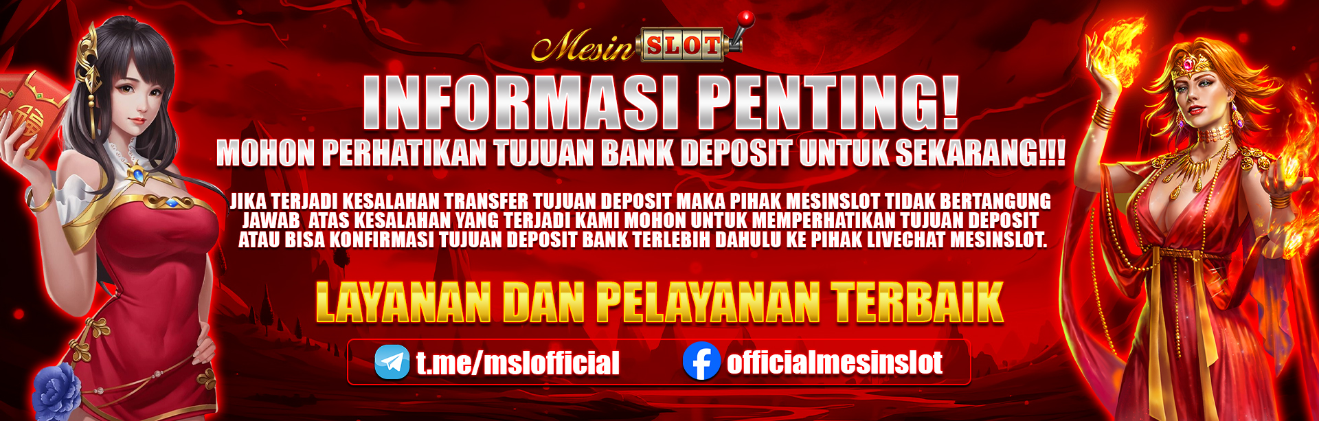 PERINGATAN PENTING MEMBER SETIA MESINSLOT