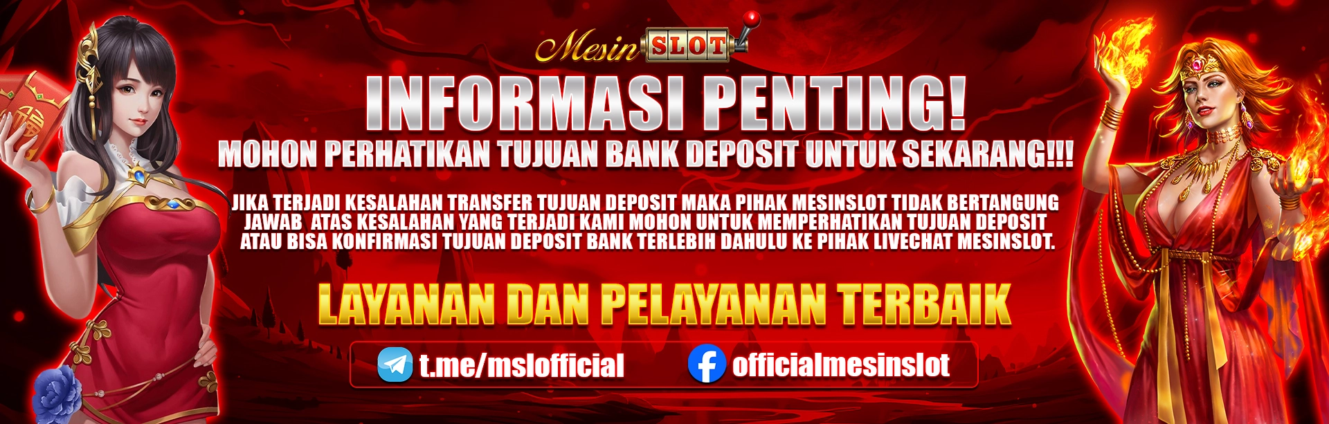 PERINGATAN PENTING MEMBER SETIA MESINSLOT