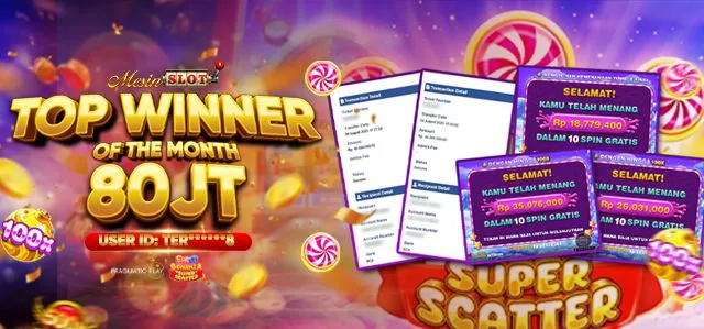 TOP WINNER OF THE MONTH 80JT