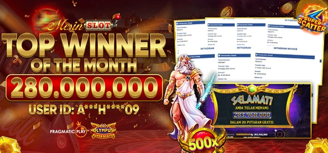 TOP WINNER OF THE MONTH 280JT