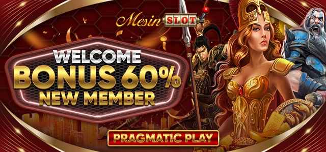 BONUS 60% KHUSUS PRAGMATIC PLAY MESINSLOT (NEW MEMBER)