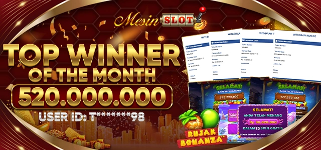 TOP WINNER OF THE MONTH 520jt