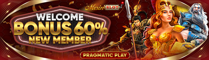 BONUS 60% KHUSUS PRAGMATIC PLAY (NEW MEMBER)